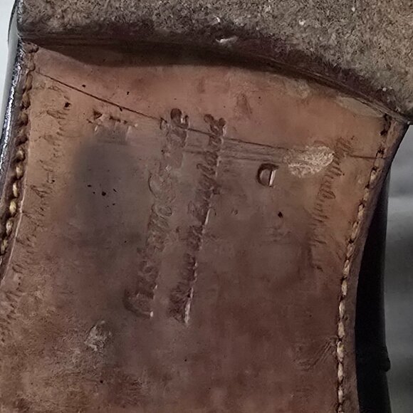 Church's Made in England WESTBURY Calf Leather Monk Strap - Black - Sz 11.5US - Picture 8 of 11